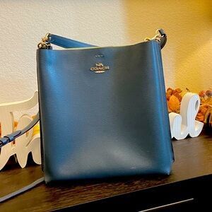 Coach Mollie Bag - blue/gray color
